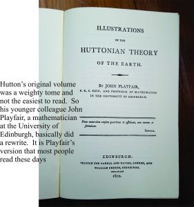 John Playfair's rewrite of Huttons Theory of the Earth