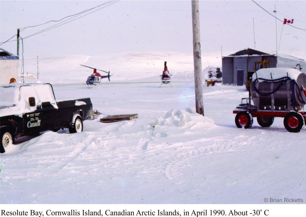 Resolute Bay, Canadian Arctic, winter 1990