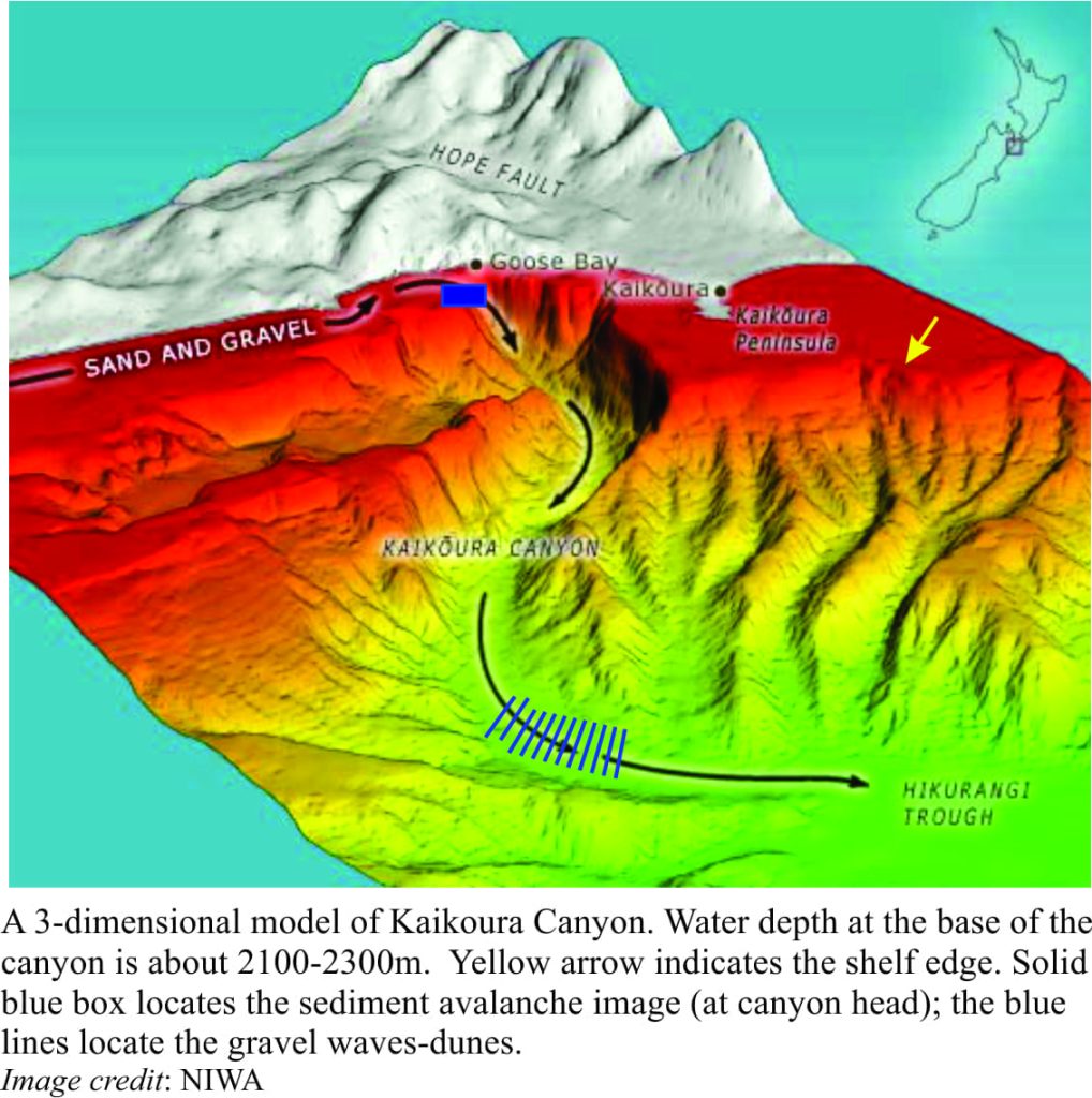 3-dimensional model of Kaikoura Canyon, NZ