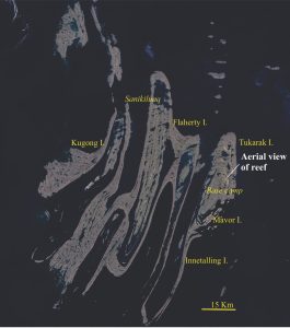 Landsat image of Belcher Islands, Hudson Bay.