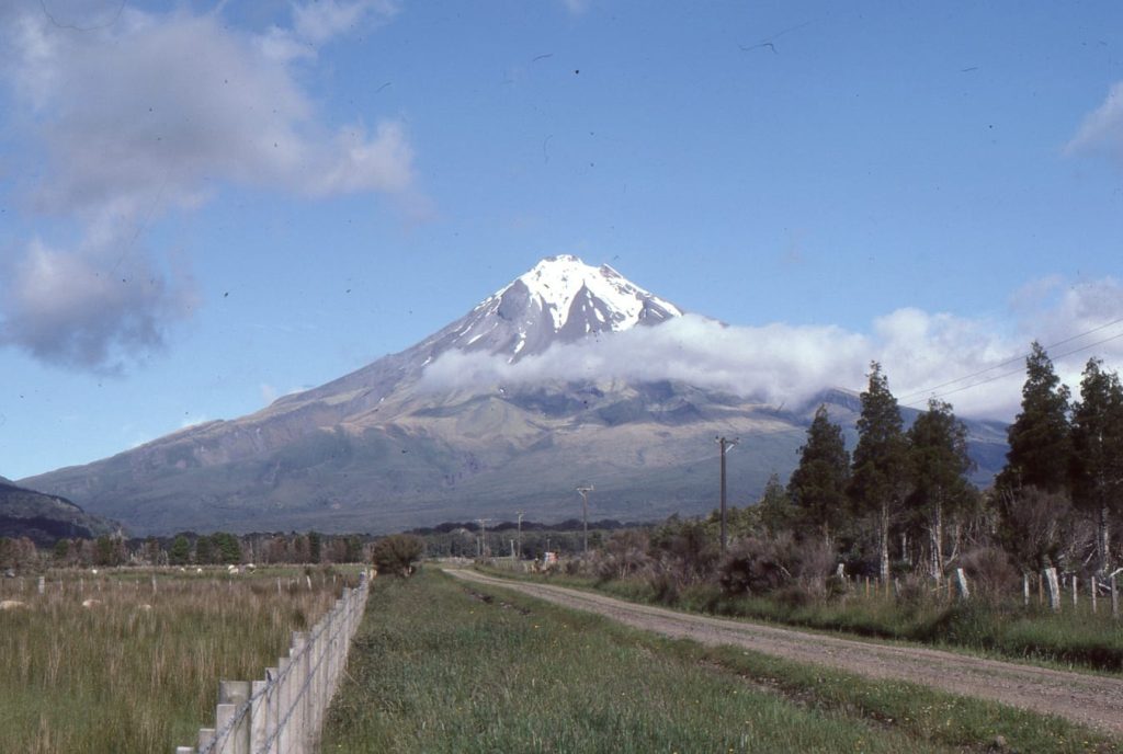 Mt Taranaki, a 130,000 year-old, andesitic stratovolcano, is a manifestation of heat and magma transfer from the mantle to Earth’s surface. It last erupted 200 years ago.